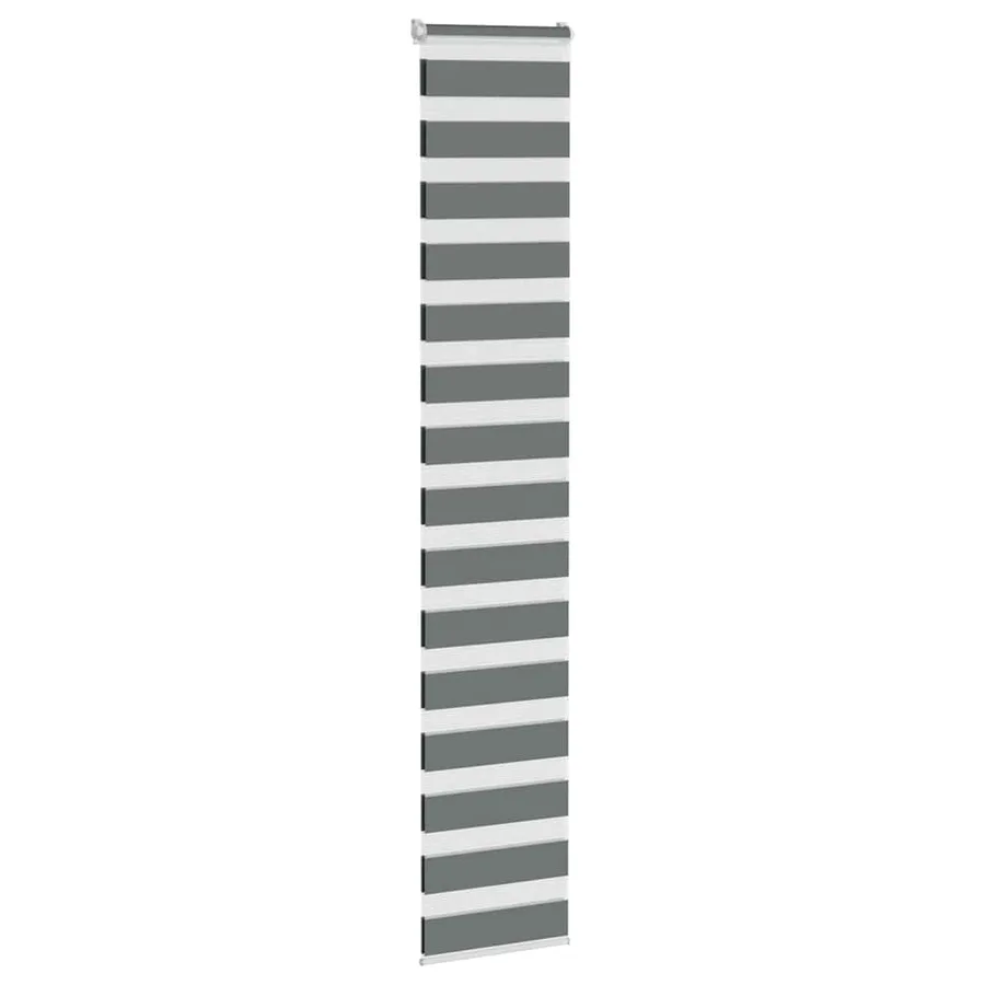 Store zèbre gris foncé largeur du tissu 40,9 cm polyester - 3