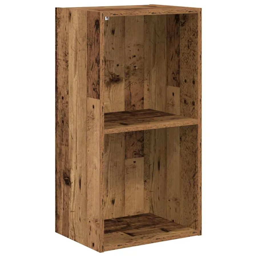 Bibliothèque vieux bois 40x30x77 cm bois d'ingénierie - 2