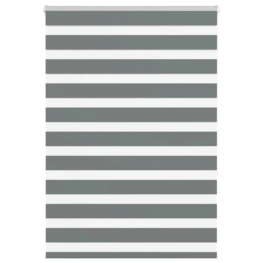Store zèbre gris foncé largeur du tissu 105,9 cm polyester