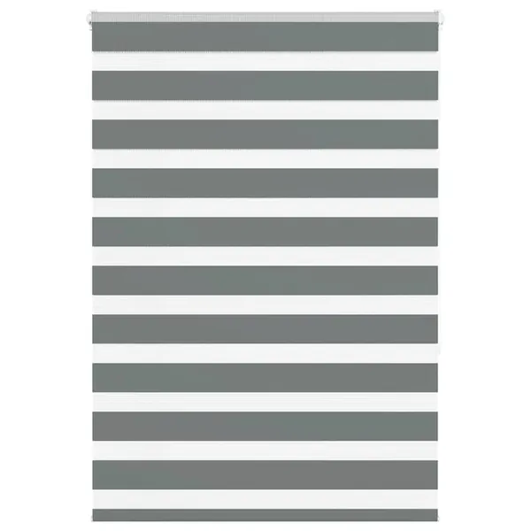 Store zèbre gris foncé largeur du tissu 105,9 cm polyester