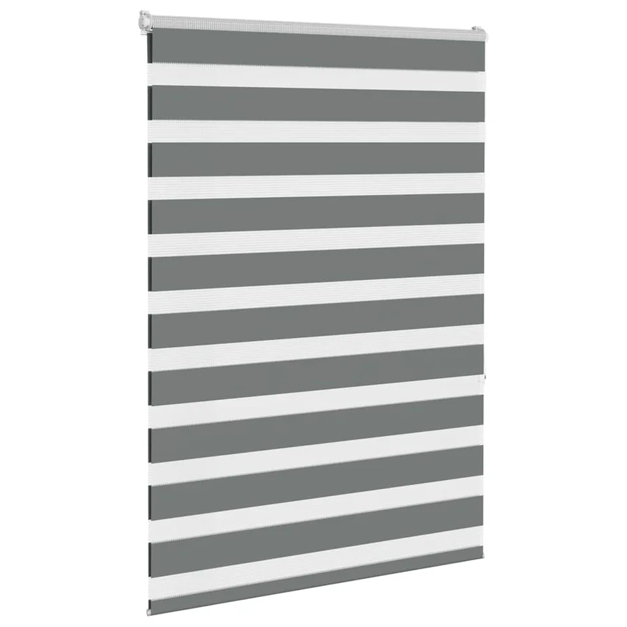 Store zèbre gris foncé largeur du tissu 105,9 cm polyester - 3