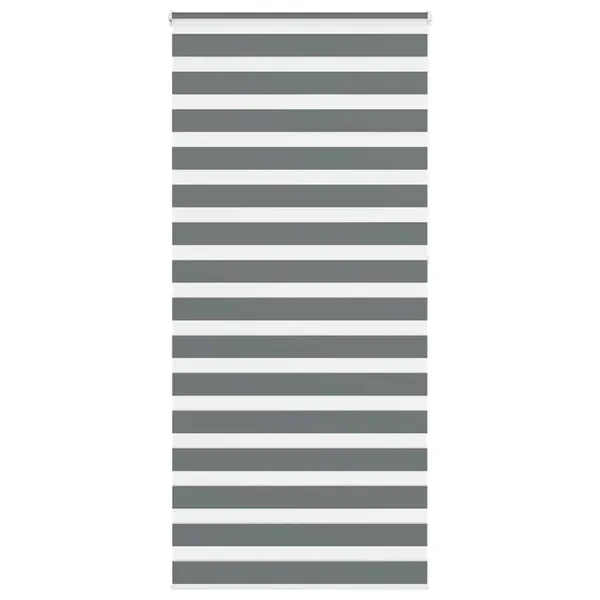 Store zèbre gris foncé largeur du tissu 100,9 cm polyester