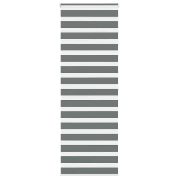 Store zèbre gris foncé largeur du tissu 70,9 cm polyester