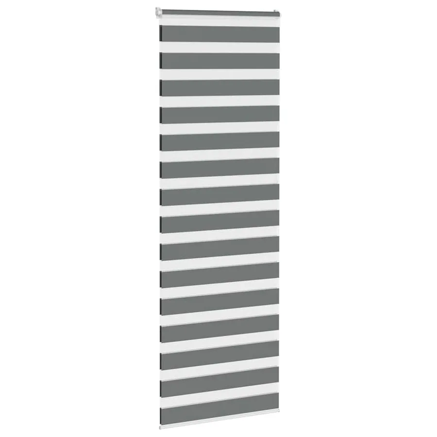 Store zèbre gris foncé largeur du tissu 70,9 cm polyester - 3