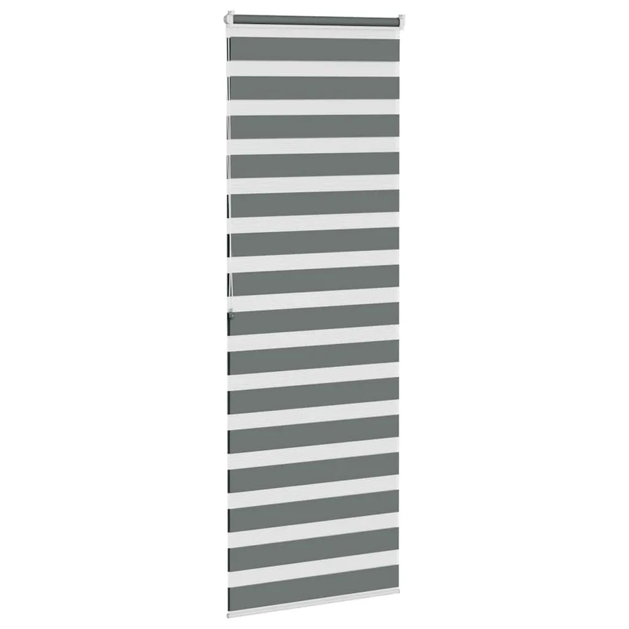 Store zèbre gris foncé largeur du tissu 70,9 cm polyester - 4