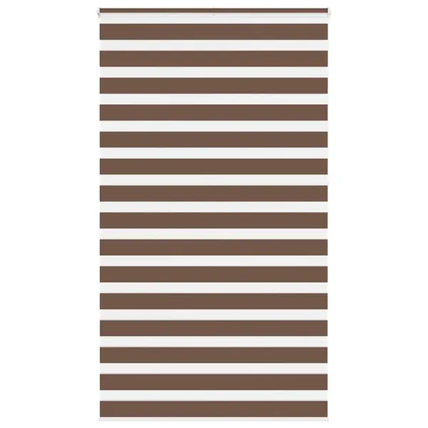 Store zèbre marron 135x230cm largeur du tissu 130,9cm polyester