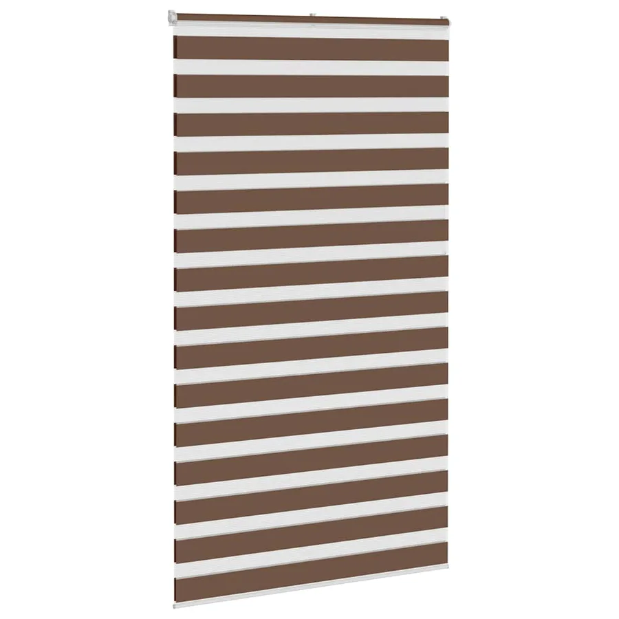 Store zèbre marron 135x230cm largeur du tissu 130,9cm polyester - 3