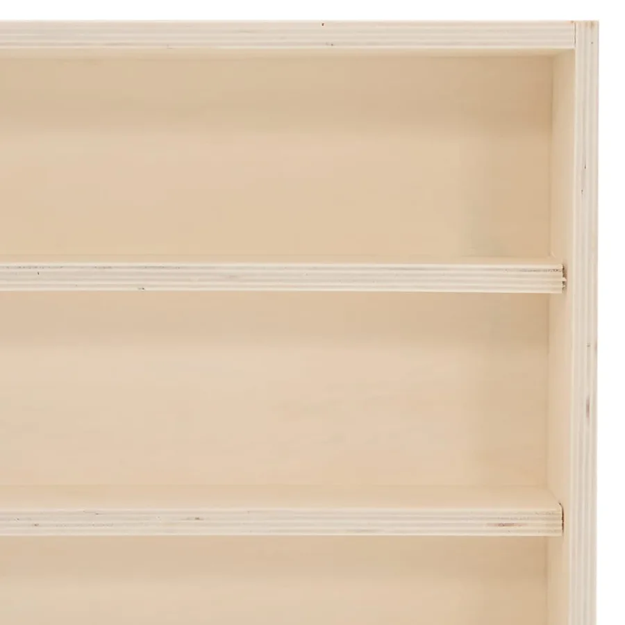 Vitrine de collection en bois avec portes 60 x 8,5 x 37 cm - 9