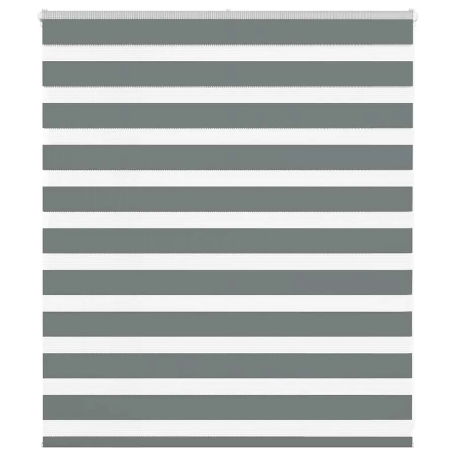 Store zèbre gris foncé largeur du tissu 130,9 cm polyester
