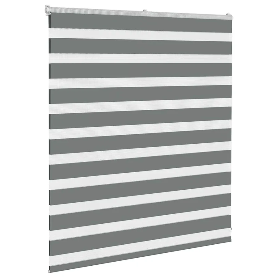 Store zèbre gris foncé largeur du tissu 130,9 cm polyester - 3