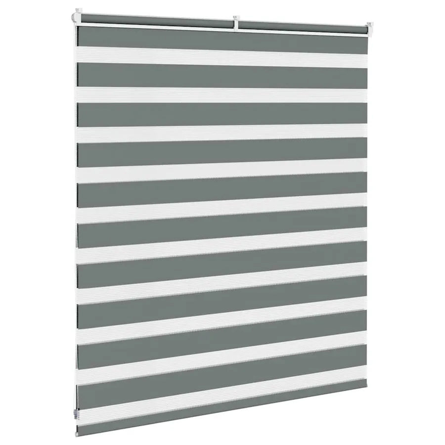 Store zèbre gris foncé largeur du tissu 130,9 cm polyester - 4