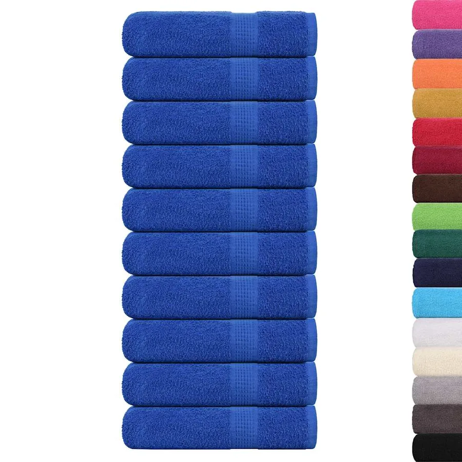 Essuie-mains FROGN 10 pcs bleu 50x100 cm 360 g/m² - 2