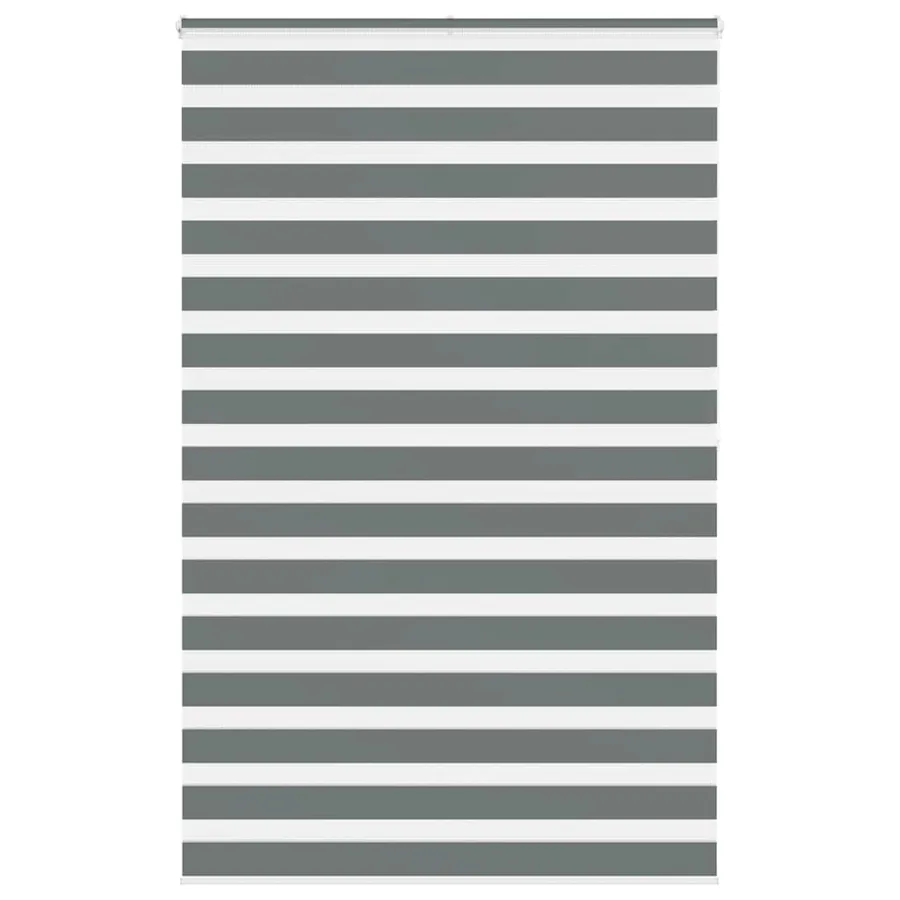 Store zèbre gris foncé largeur du tissu 145,9 cm polyester