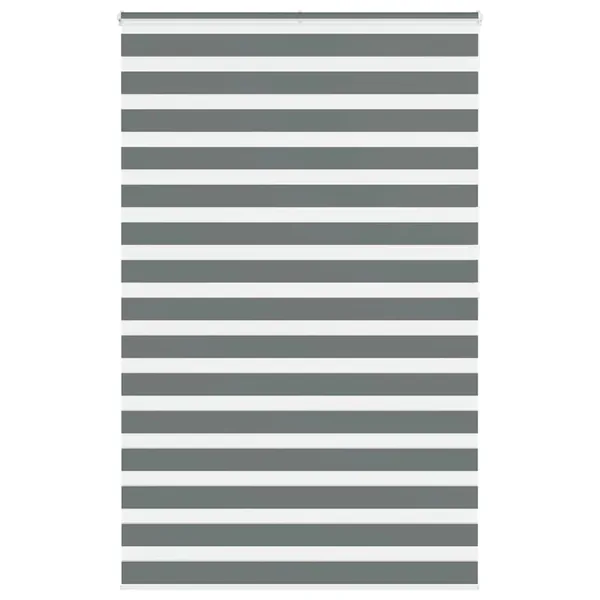 Store zèbre gris foncé largeur du tissu 145,9 cm polyester