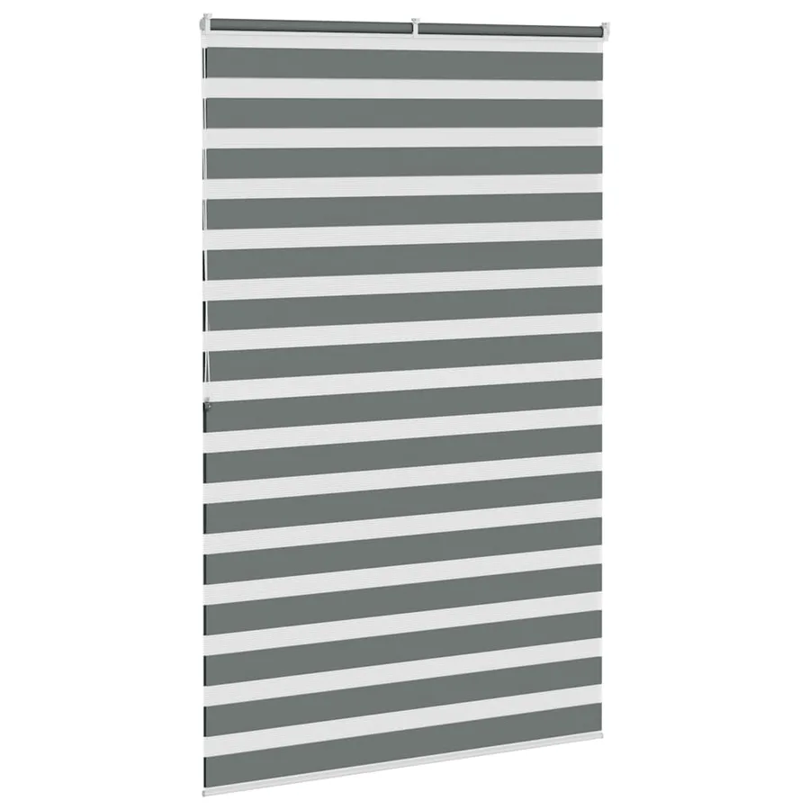 Store zèbre gris foncé largeur du tissu 135,9 cm polyester - 4