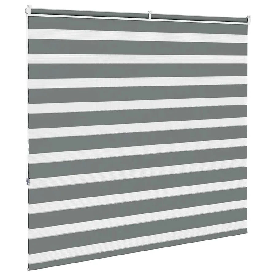 Store zèbre gris foncé largeur du tissu 160,9 cm polyester - 4
