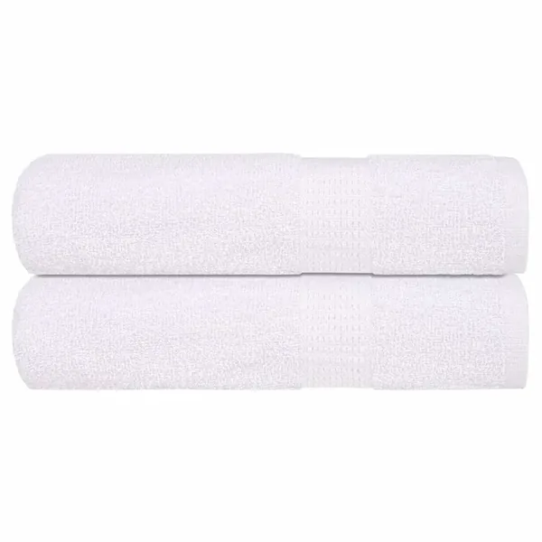 Serviettes de bain FROGN 2 pcs blanc 100x150 cm 360 g/m²