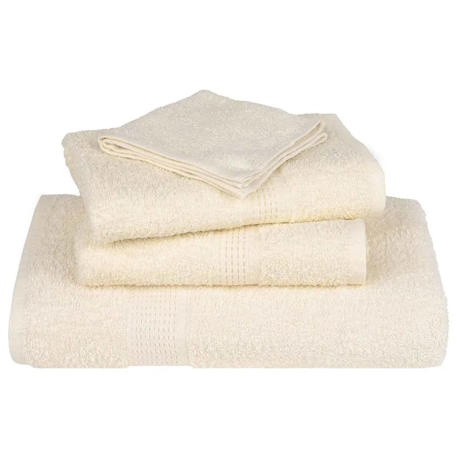 Serviettes de bain FROGN 2 pcs crème 100x150 cm 360 g/m² - 4