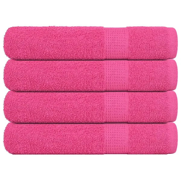 Serviettes FROGN 4 pcs rose 100x200 cm 360 g/m²