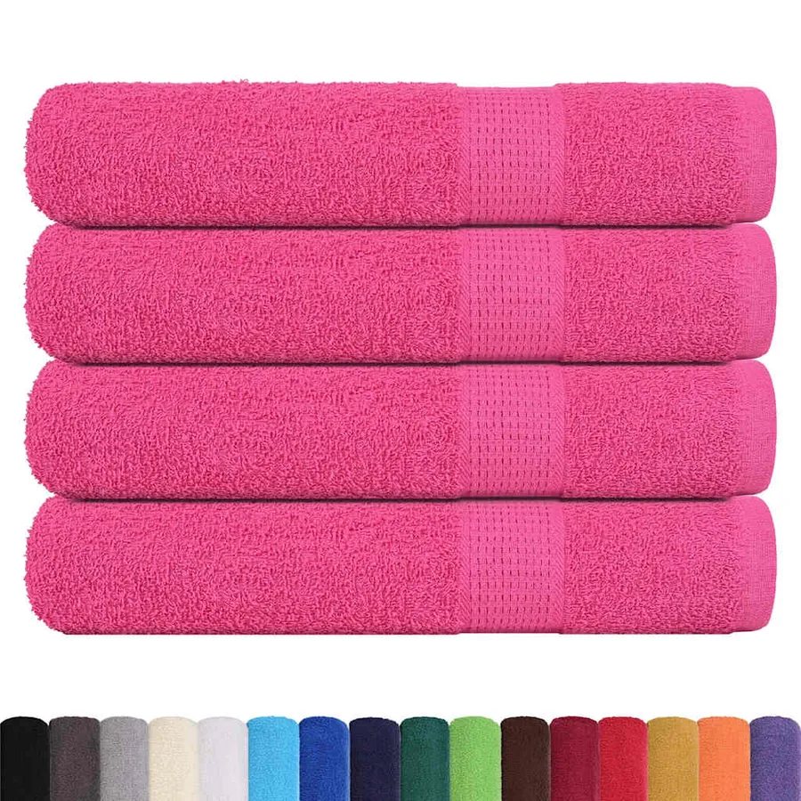 Serviettes FROGN 4 pcs rose 100x200 cm 360 g/m² - 2