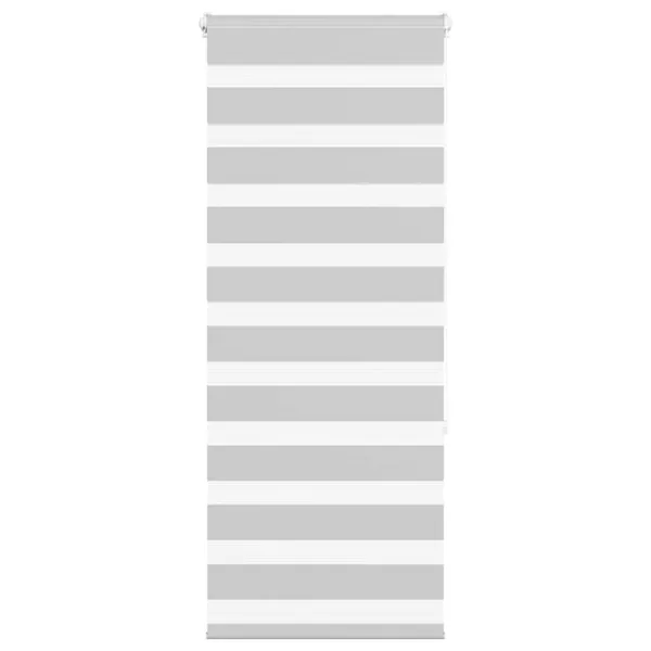 Store zèbre gris clair largeur du tissu 60,9 cm polyester
