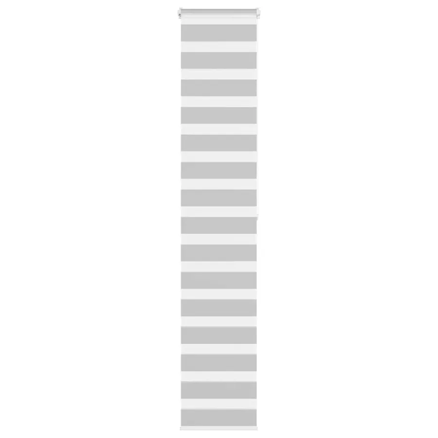 Store zèbre gris clair largeur du tissu 35,9 cm polyester