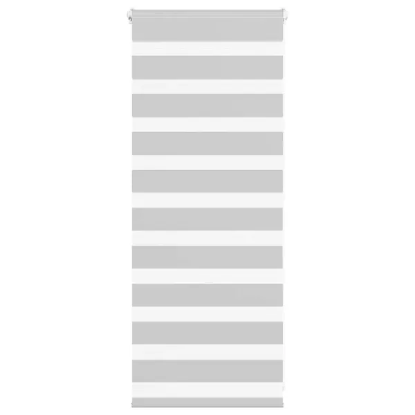 Store zèbre gris clair largeur du tissu 50,9 cm polyester