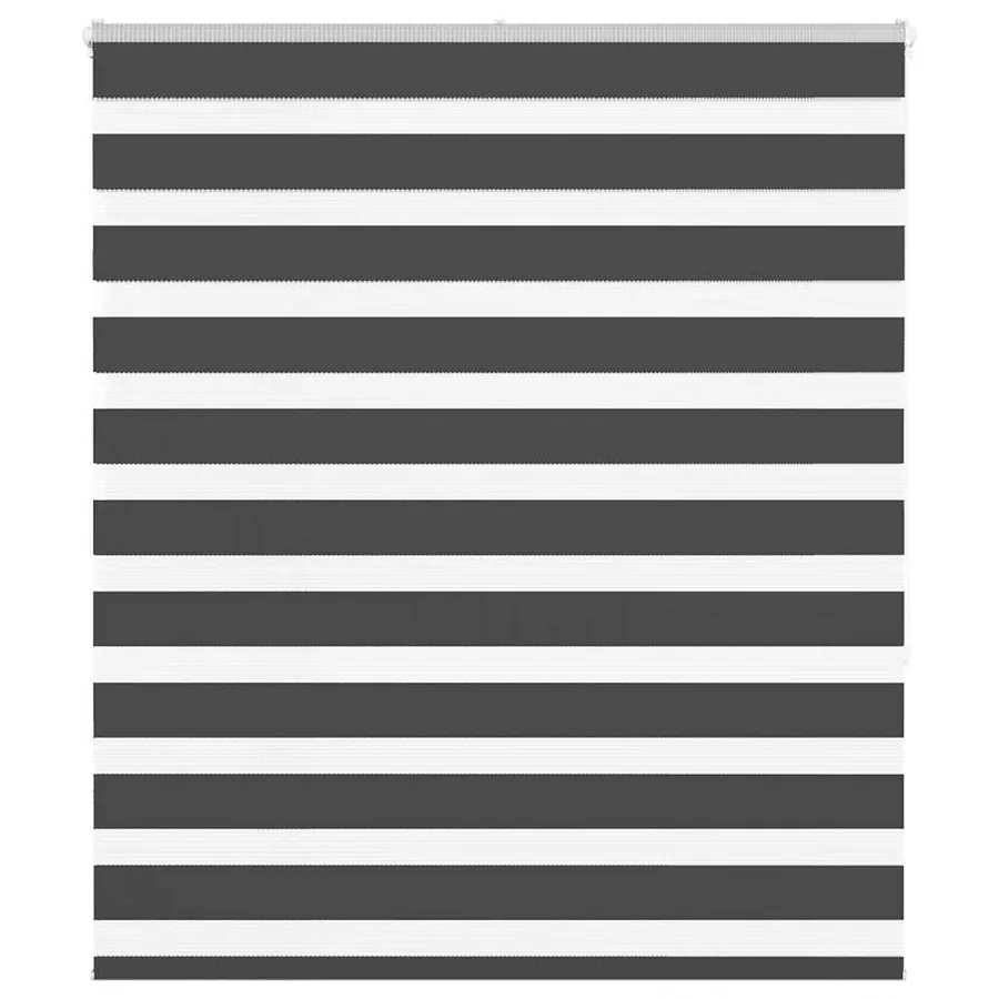 Store zèbre noir 125x150 cm largeur du tissu 120,9 cm polyester