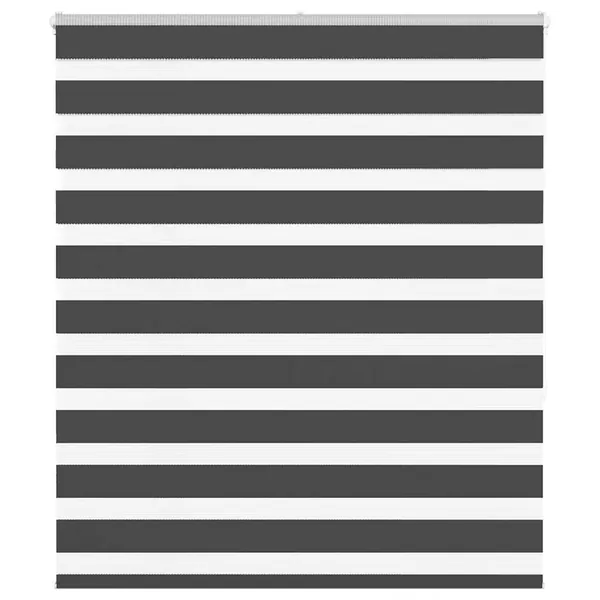 Store zèbre noir 125x150 cm largeur du tissu 120,9 cm polyester