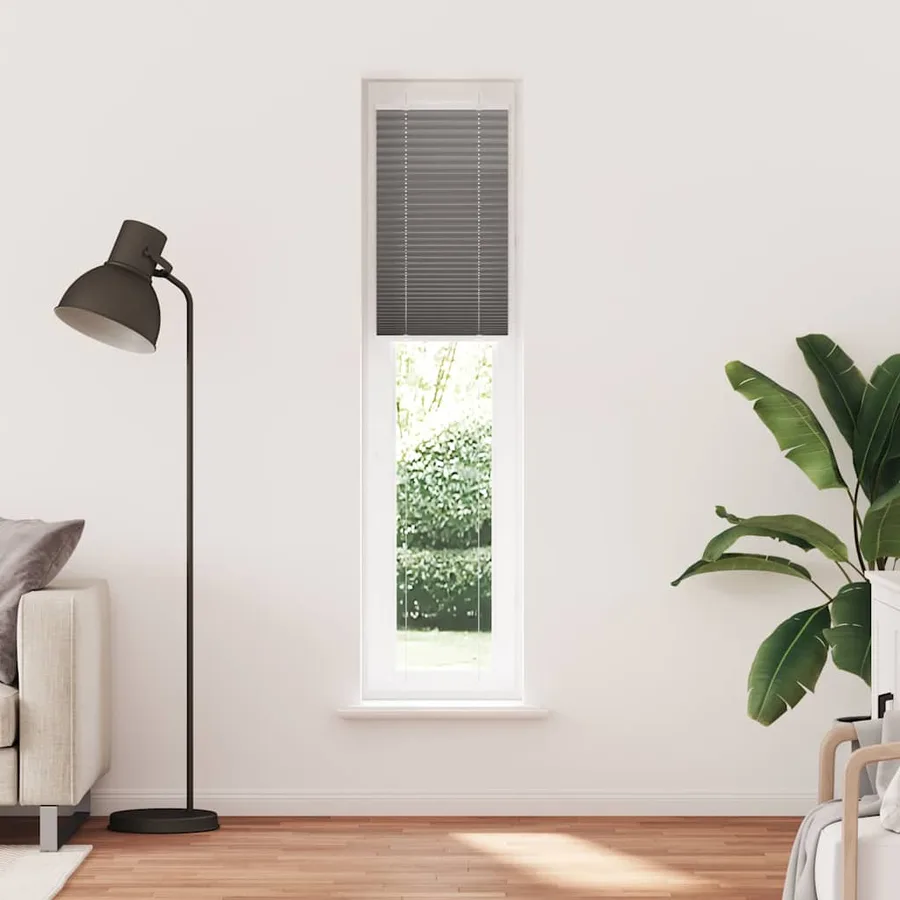 Store plissé anthracite 45x200 cm largeur du tissu 44,4 cm - 2