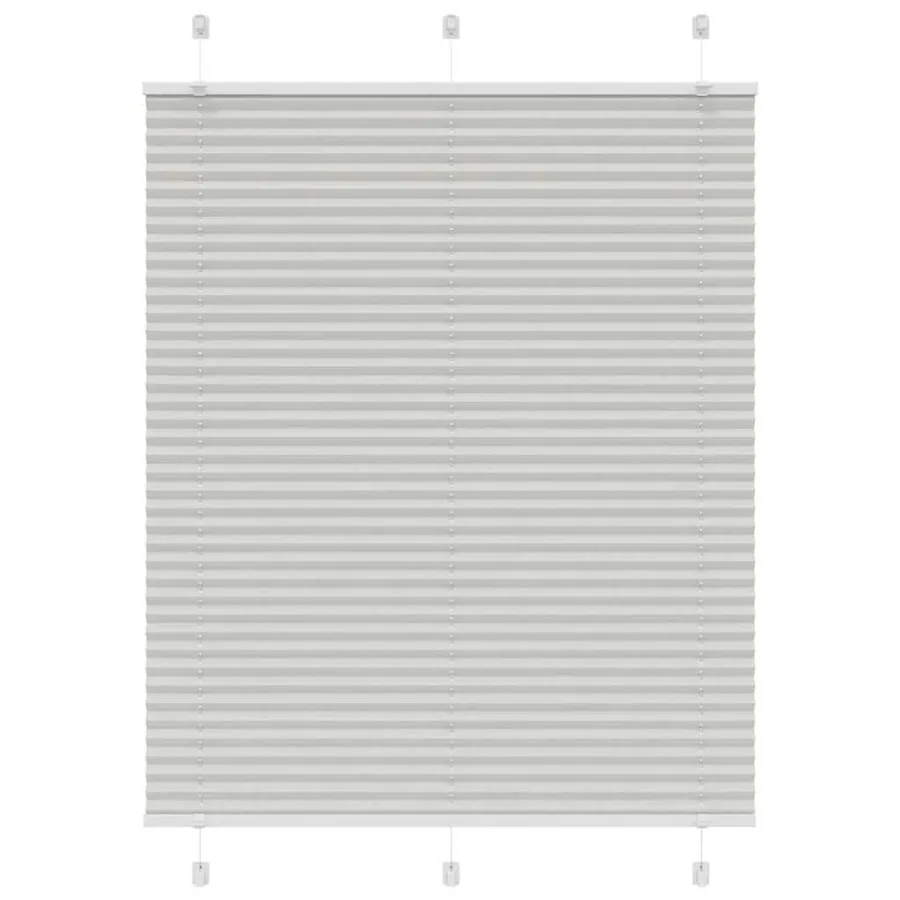 Store plissé gris clair 105x150cm largeur du tissu 104,4cm