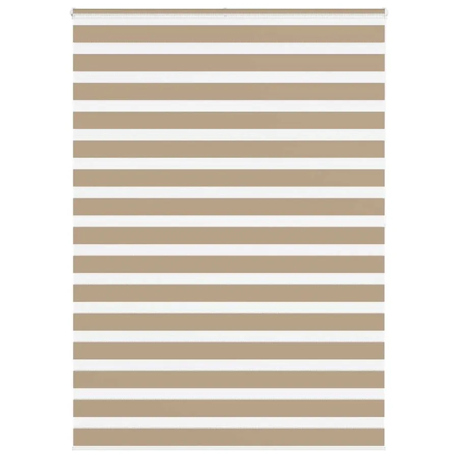 Store zèbre marron sable largeur du tissu 160,9 cm polyester