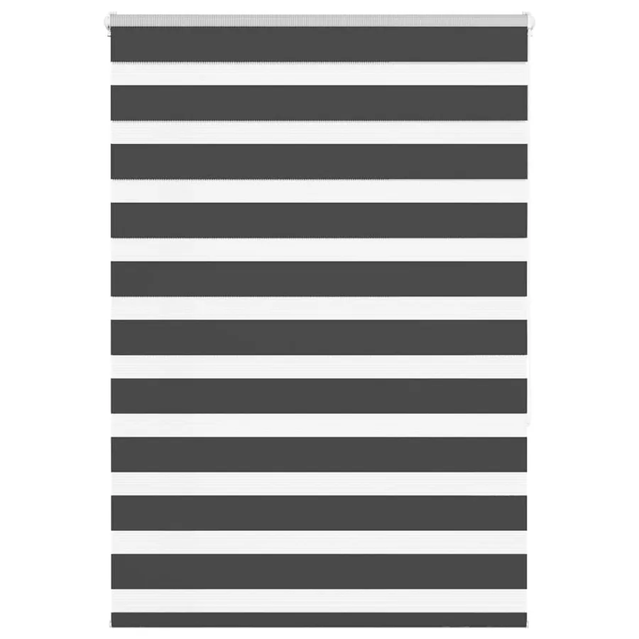 Store zèbre noir 110x150 cm largeur du tissu 105,9 cm polyester