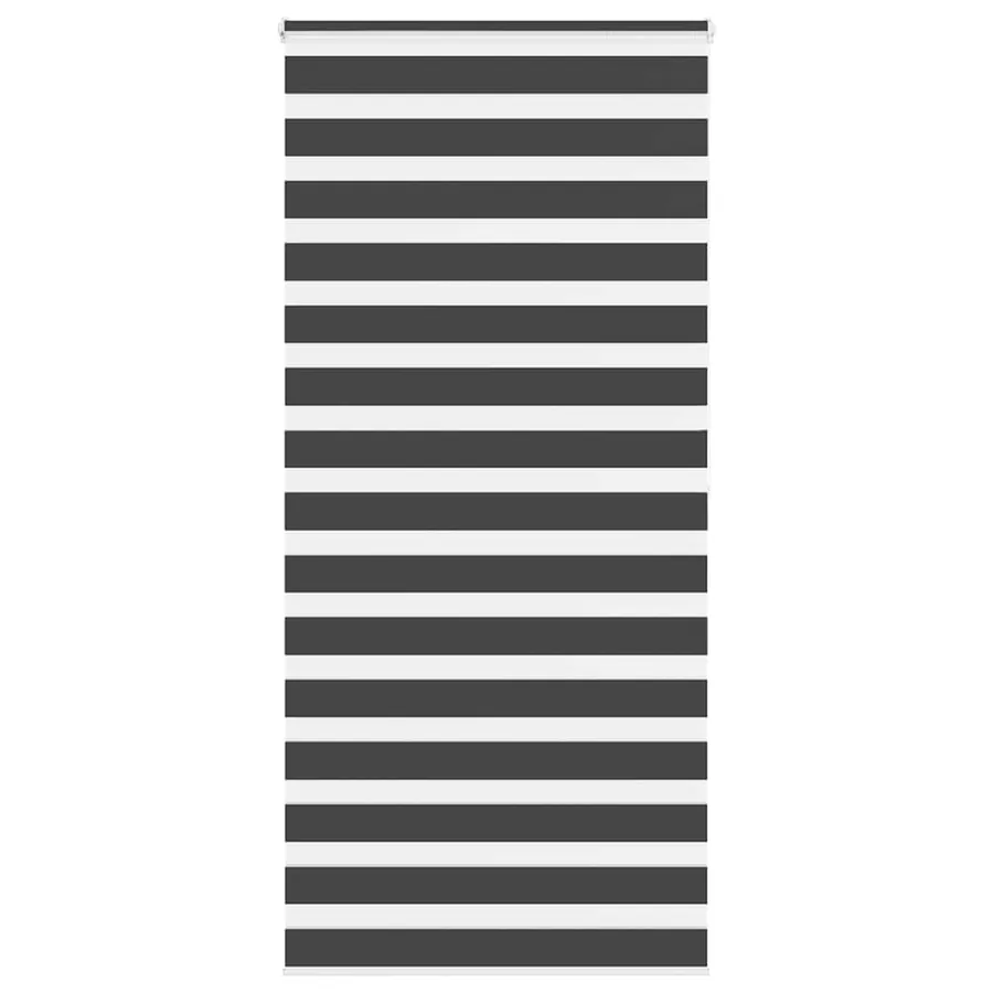 Store zèbre noir 100x200 cm largeur du tissu 95,9 cm polyester