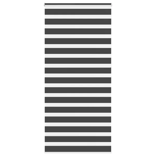 Store zèbre noir 100x200 cm largeur du tissu 95,9 cm polyester