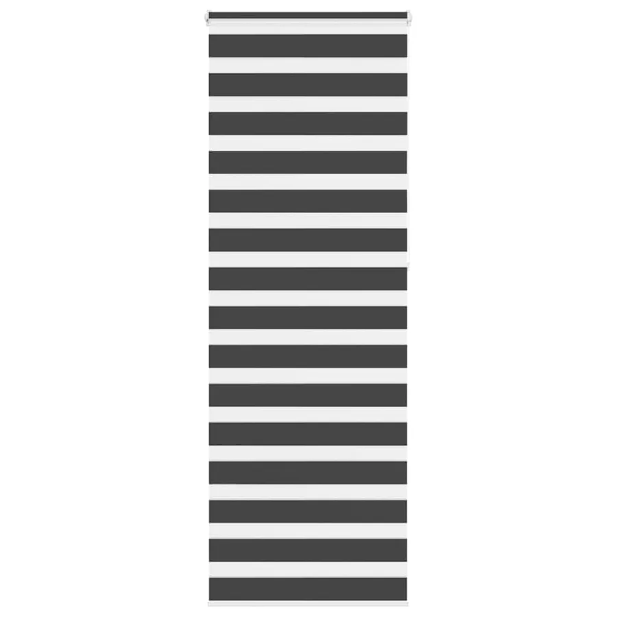 Store zèbre noir 75x230 cm largeur du tissu 70,9 cm polyester
