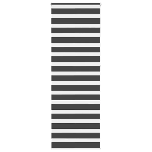 Store zèbre noir 75x230 cm largeur du tissu 70,9 cm polyester