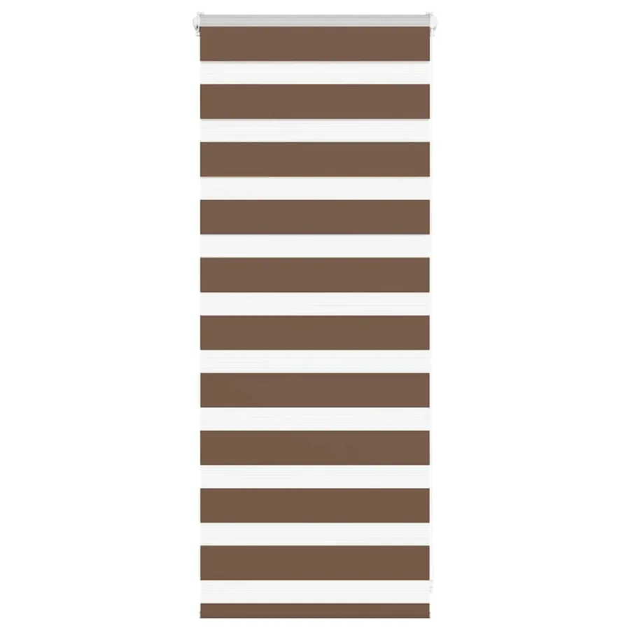 Store zèbre marron 60x100 cm largeur du tissu 55,9 cm polyester