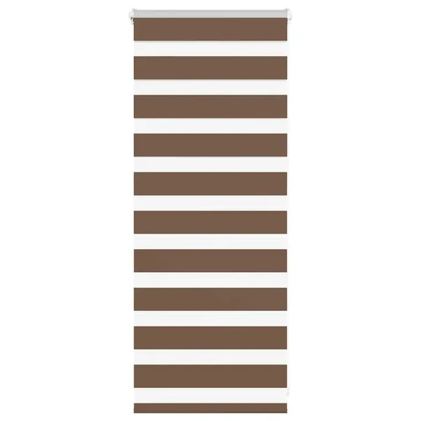 Store zèbre marron 60x100 cm largeur du tissu 55,9 cm polyester