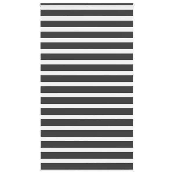 Store zèbre noir 135x230 cm largeur du tissu 130,9 cm polyester