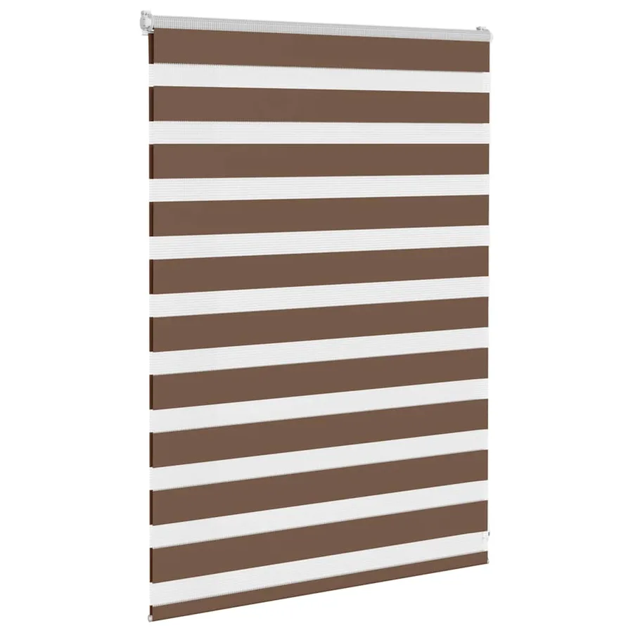Store zèbre marron 100x100 cm largeur du tissu 95,9cm polyester - 3