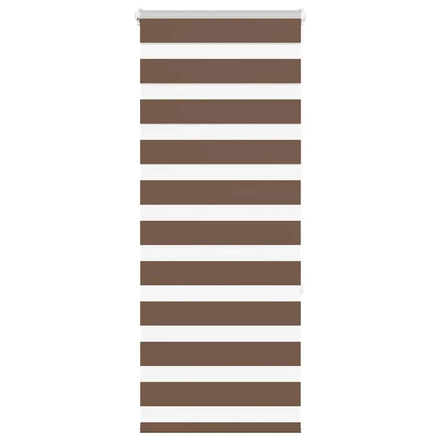 Store zèbre marron 65x150 cm largeur du tissu 60,9 cm polyester