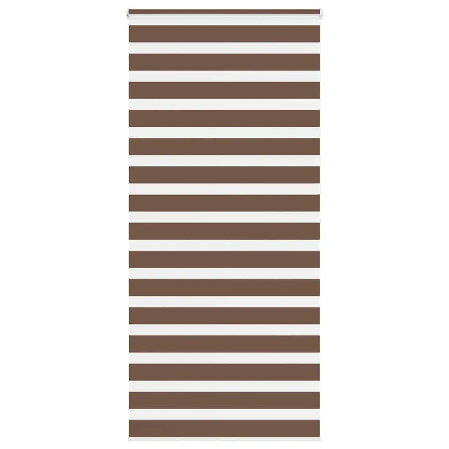 Store zèbre marron 95x200 cm largeur du tissu 90,9 cm polyester