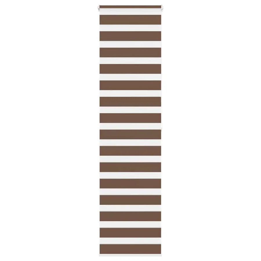 Store zèbre marron 65x200 cm largeur du tissu 60,9 cm polyester
