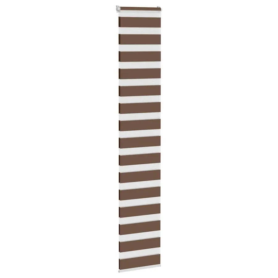 Store zèbre marron 40x230 cm largeur du tissu 35,9 cm polyester - 3