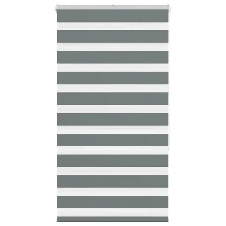 Store zèbre gris foncé largeur du tissu 75,9 cm polyester