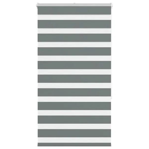 Store zèbre gris foncé largeur du tissu 75,9 cm polyester