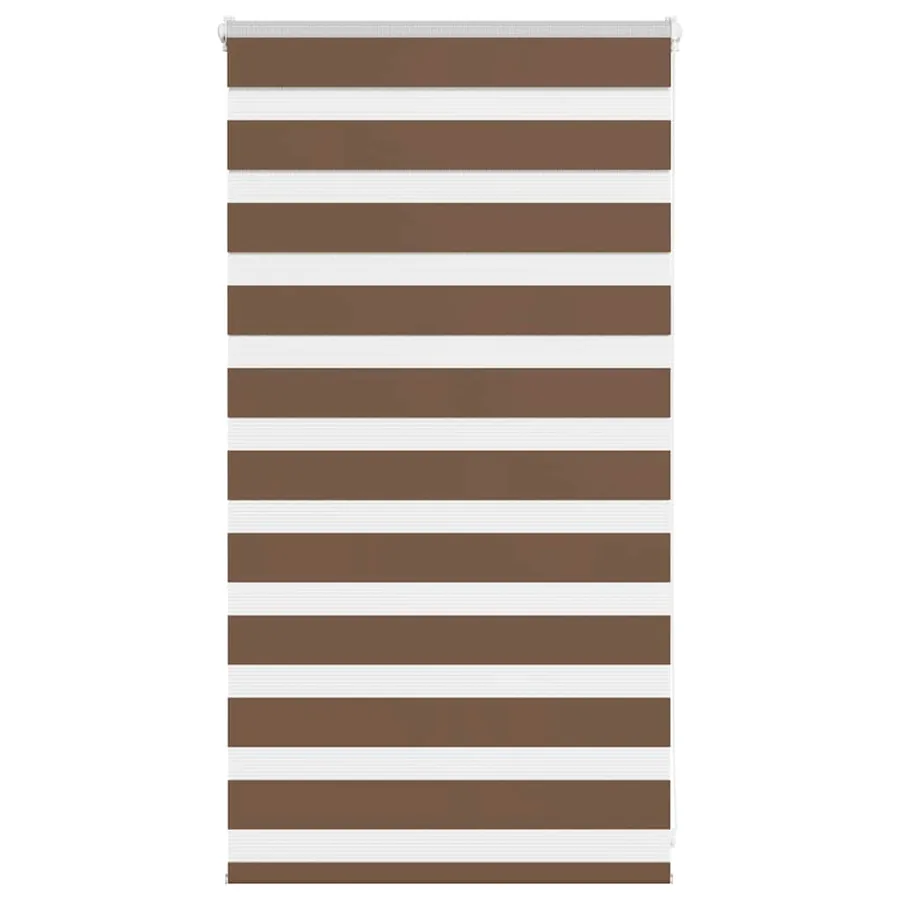 Store zèbre marron 70x100 cm largeur du tissu 65,9 cm polyester