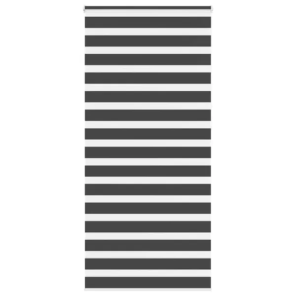 Store zèbre noir 110x230 cm largeur du tissu 105,9 cm polyester
