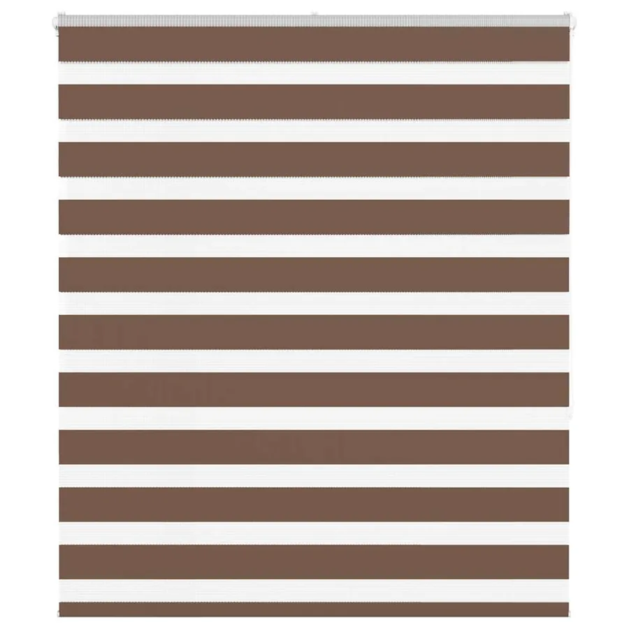 Store zèbre marron 130x150cm largeur du tissu 125,9cm polyester